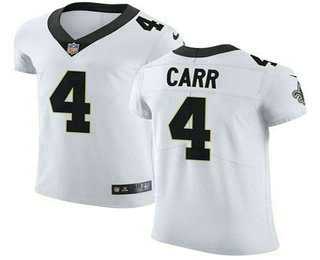 Men & Women & Youth New Orleans Saints #4 Derek Carr White Vapor Limited Stitched Jersey
